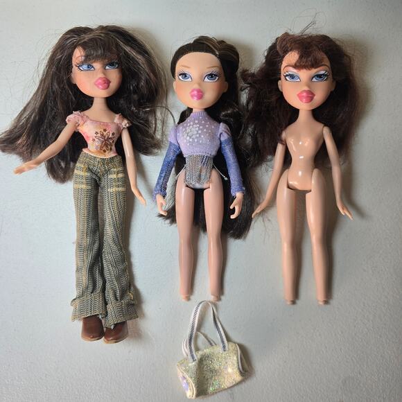 Bratz Dana Doll Bundle - 3 Dolls Total - Style It, Ice Champions + 1 - Picture 1 of 5